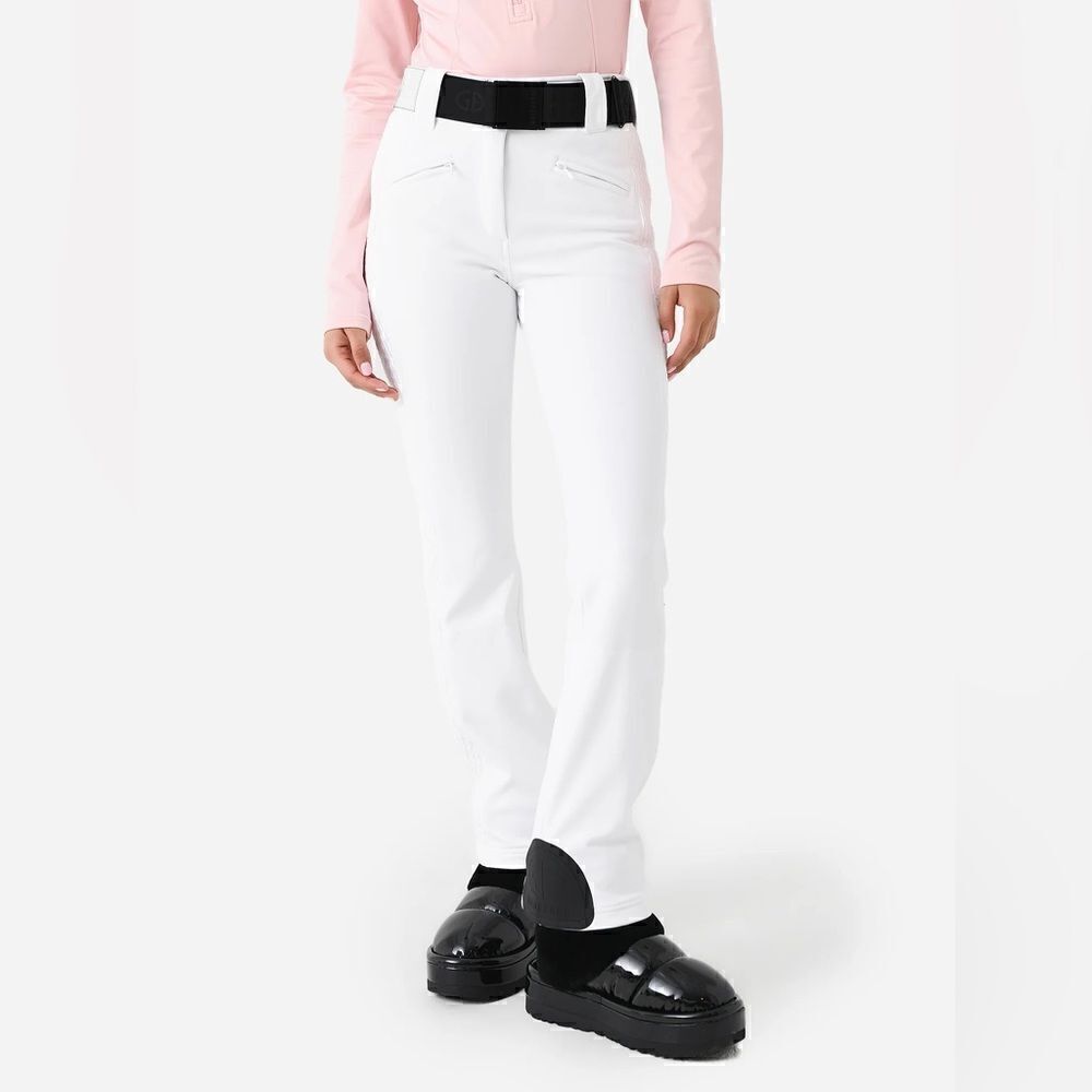 Goldbergh Pippa Brooke Ski Pants Waterproof White Black Worn Once US 12